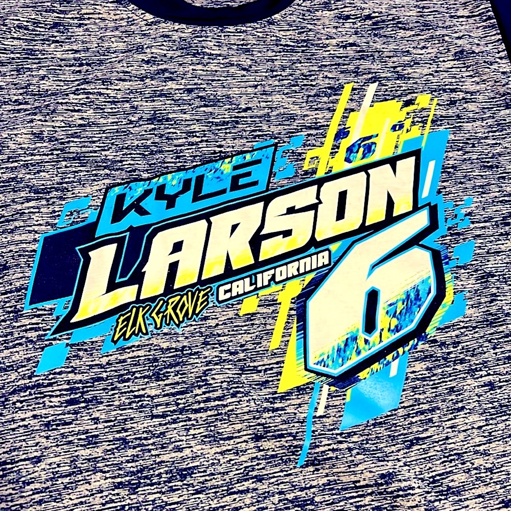 NASCAR Kyle Larson “Runnin’ Down the Dream” Men’s Dri fit Graphic Tshirt Medium